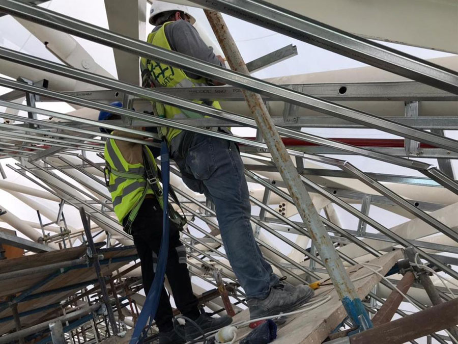 Structural framework installation