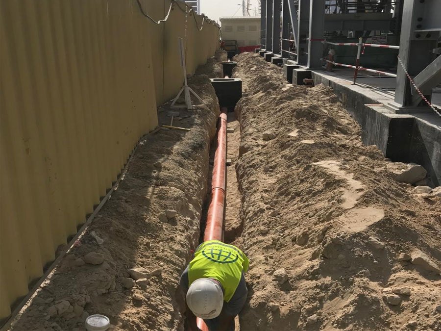 Underground utility installation