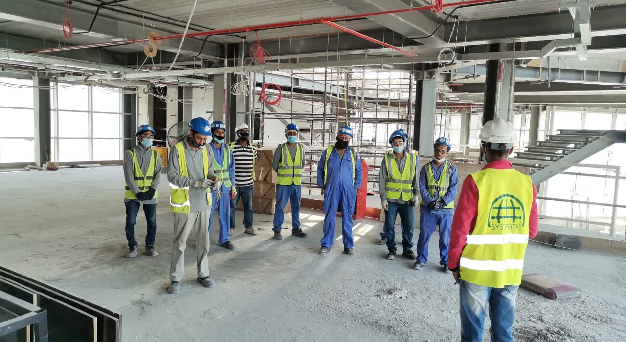 Systematic Contracting engineers reviewing works on site